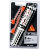 Sika – Konstruktionsklebstoff – SikaFast 555 L03 Schwarz – ideal für Metalle, Kunststoffe, Glas und Holz – schnellhärtend – 10 ml