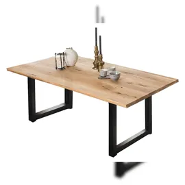 SIT Möbel Esstisch 180 x 75 x 100 cm braun/schwarz
