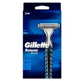 Gillette Sensor Excel Rasierer + 3 Klingen