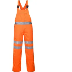 Warmschutz Latzhose "RT43" Bahn orange - XXL - Orange