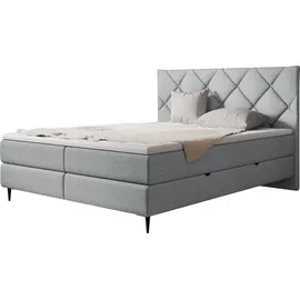 Mirjan24 Letra 160 x 200 cm H3 Grau/Schwarz