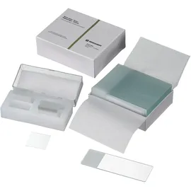 Bresser Mikroskop Objektträger 50 Stück und Borsilikatglas 3.3. Deckgläser 22x22mm 100 Stück