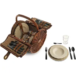 Dressed Picknickkorb mit Geschirr und Besteck 29 El.