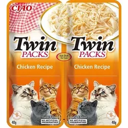 INABA Twin Huhn in Brühe für Katzen 2x40 g
