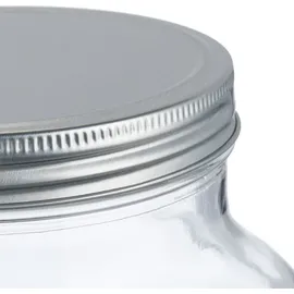 Relaxdays Getränkespender mit Ständer, 2er Set, Limobehälter 4L, Zapfhahn und Deckel, Wasserspender, Glas, transparent - Transparent