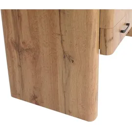 MCW Schreibtisch MCW-P42, Bürotisch Computertisch, 4 Schubladen MDF 78x110x60cm ~ Wotan-Eiche-Optik