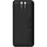 Xlayer Powerbank PD 20W 20.000 mAh mit zwei integrierten Kabeln Black