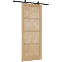 Maison Exclusive - Schiebetür Orkdal Natur 86 X 211 Cm Massives K