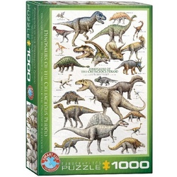 EUROGRAPHICS Puzzle »Dinosaurier der Kreidezeit (Puzzle)«, Puzzleteile