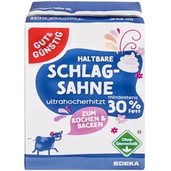 Gut & Günstig H-Schlagsahne 30% 200G