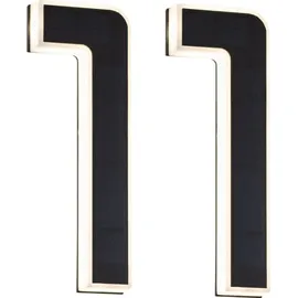 Paulmann Hausnummernleuchte 11 Schwarz