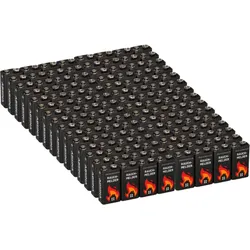 120x 9V-Block Rauchmelder Batterie für Rauchwarnmelder Messgeräte Spielzeuge