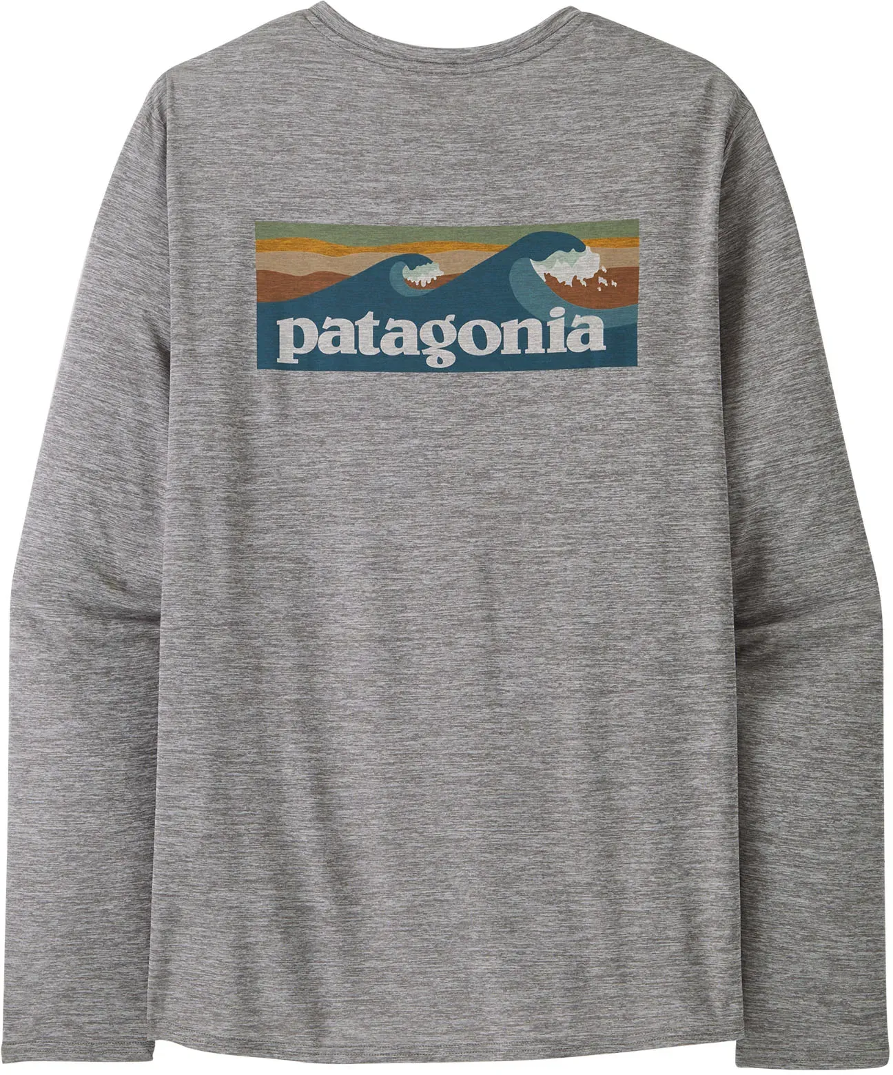 Patagonia Herren Cap Cool Daily Graphic Longsleeve - XXL - Boardshort Logo Abalone Blue: