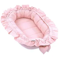 Totsy Baby Babynestchen Baumwolle Kuschelnest für Neugeborene 90x50 cm - Baby nestchen bett Koko