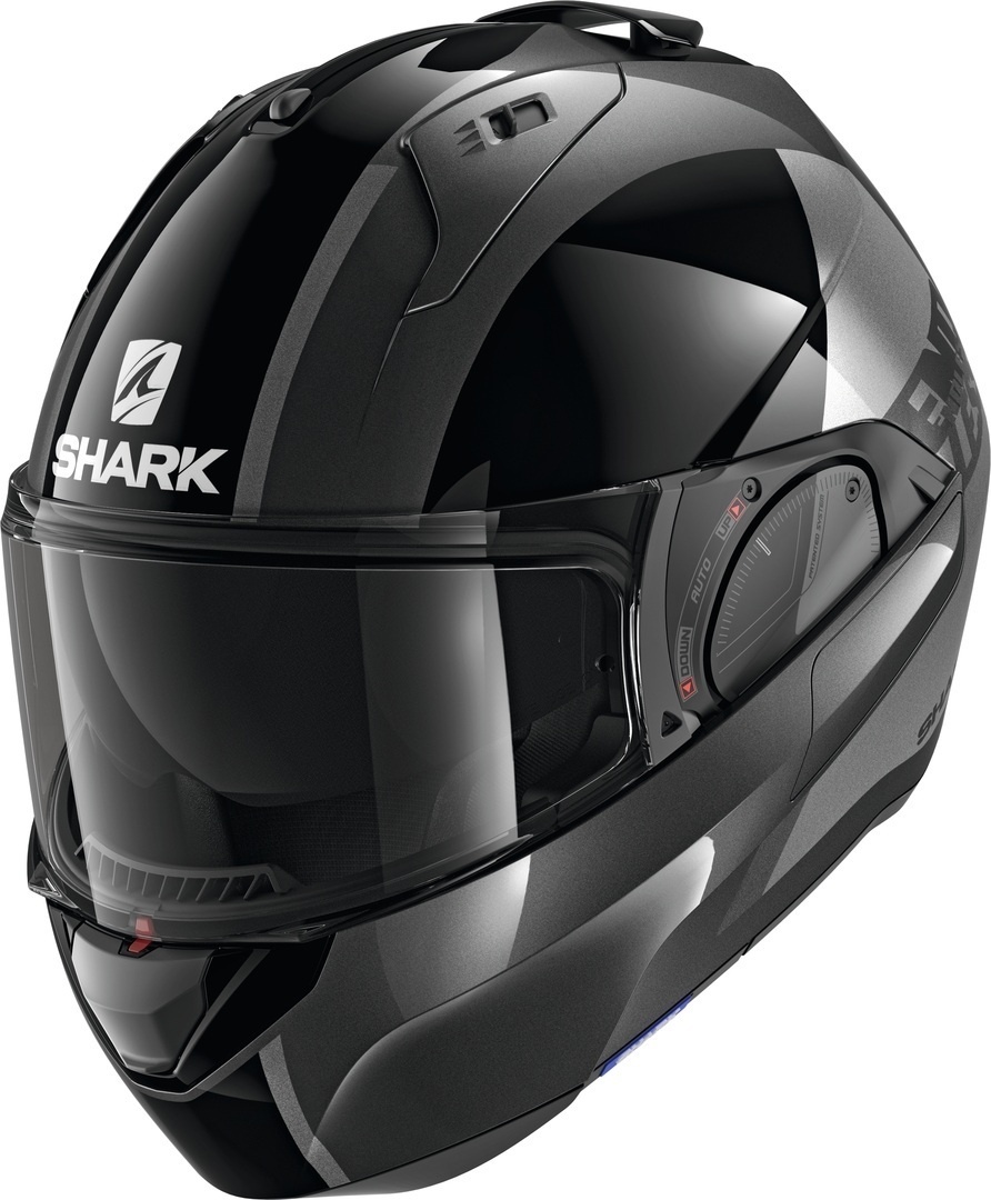 Shark Evo-ES Endless Helm, zwart-grijs, XS