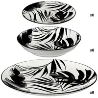 SECRET DE GOURMET Geschirr-Set in anthrazit | Gr.: onesize