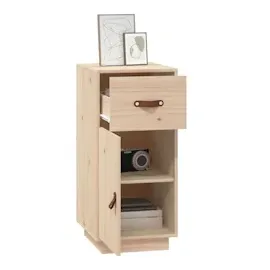 vidaXL Sideboard 34x40x75 cm Massivholz Kiefer