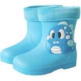 Gummistiefel Kinder Halbhoch Gummischuhe Rutschfest Leicht Dinosaurier Gummi Babyschuhe Regenstiefel Kurze Regen Stiefel Wasserdichte Regenschuhe Cartoon Gartenstiefel,für Jungen Und Mädchen - 19 EU