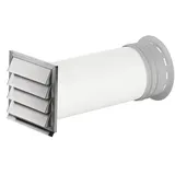 Naber P-Klima-E 150 Mauerkasten, weiß, Edelstahl 4051078