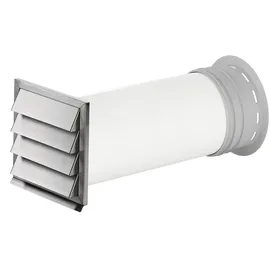 Naber P-Klima-E 150 Mauerkasten, weiß, Edelstahl 4051078