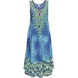 Viskose-Kleid, Druck saphir, 36