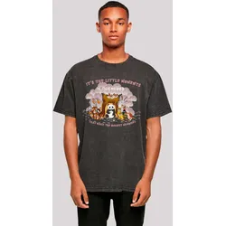 T-Shirt F4NT4STIC "Heroes of Childhood Tao Tao Childhood Memories", Herren, Gr. 5XL, schwarz, Obermaterial: 100% Baumwolle, casual, oversize, Rundhals, Kurzarm ohne Bündchen, Shirts, Retro, Heroes of Childhood, TV Serie