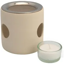 Farfalla Räucherstövchen beige