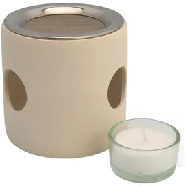 Farfalla Räucherstövchen beige