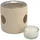 Farfalla Räucherstövchen beige