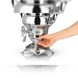 BEEM Samowar ODESSA 3l 1800W Edelstahl mit Dispenser - Silber