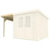 Weka Gerätehaus-Anbau  (162 cm, 286 cm, Holz, Natur, Passend für:  Gartenhaus wekaLine Gr. 1 & Gr. 2)