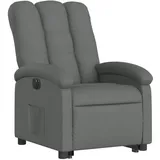 vidaXL Relaxsessel mit Aufstehhilfe Elektrisch 93 x 101 x 0 cm Dunkelgrau
