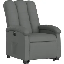 vidaXL Relaxsessel mit Aufstehhilfe Elektrisch 93 x 101 x 0 cm Dunkelgrau