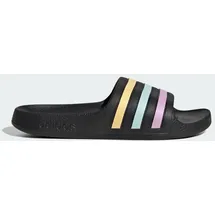 adidas Aqua Adilette Kids Core Black / Orange Tint / Halo Mint  24