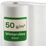 Praknu Wintervlies Frostschutz 50g/m2 50 x 1 m