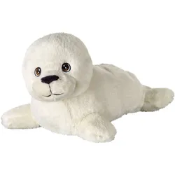 Bauer - ECO-LINE Plüschtier - Seehund (weiß, 33cm)