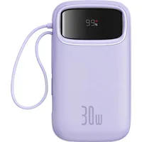 Baseus QPow 2 20000mAh 30W 2xUSB-C powerbank (lila) -