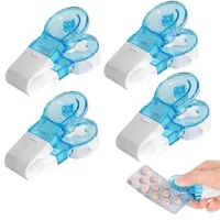 Tragbarer Pillenentnehmer, Pillenentferner-Werkzeug, Tablettenausdrücker, Tragbare Pillendose Pillenlocher, Pillendrücker Tablettendrücker, Portable Pill Taker, Pillenpicker Für Einfaches Tragen