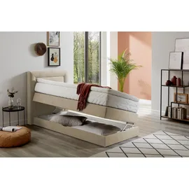 Westfalia Schlafkomfort Boxspringbett 105 x 210 cm Beige