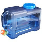 Umikk 5L~22L Camping Wasserkanister, Wasserbehälter mit Hahn, Tragbarer Trinkwasserkanister, Wassertank Camping mit Griffen, Wasserkanister BPA-frei, für Outdoor Reise Hause Trinkder Speicher-Eimer