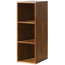 MASSIVMOEBEL24.DE Würfelregal 30 x 40 x 86 cm Braun