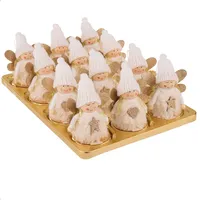 Günthart 12 Stück Engel auf Pralinentaler in verschiedenen Varianten und mit Schokoladentaler, 1er Pack (411 gr)