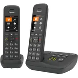 Gigaset C575A Duo - 2 Schnurlose Dect-Telefone Mit Anrufbeantworter - Großes Far