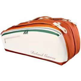 Wilson Roland Garros 2026 9pk Racket Bag Cream/Clay - Weiß,Orange