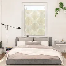 Lichtblick Fensterfolie selbstklebend, Sichtschutz, Stripy Boho Drop India - beige