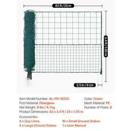 Vevor Begrenzungszaun 25 x 1,05 m