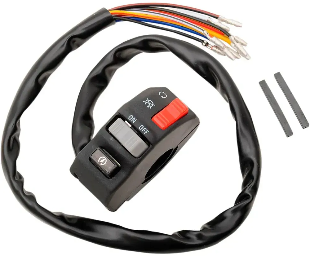 Emgo E30-4071 Zünd-/ausschaltknopf - Black / Gray / Red - One Size