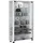 VCM Glasvitrine Lumo Mini 59 x 90 x 18 cm Weiß