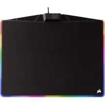 Corsair MM800C Polaris RGB Gaming Mauspad (Medium, RGB 15 Zonen Beleuchtung, Stoffoberfläche) schwarz