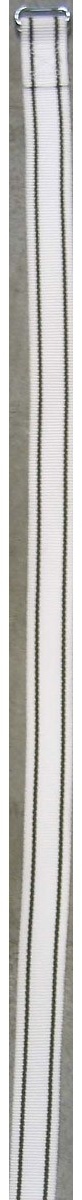 Kerbl Markierungsband mit Rollschnalle weiß/schwarz 120 - 20889 - weiß/schwarz